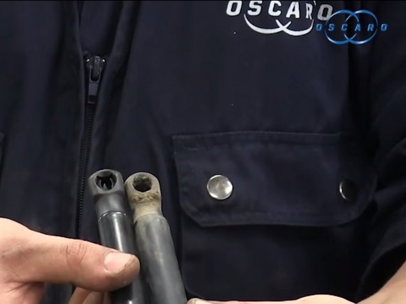 Vérifier la correspondance ente les anciens et les nouveaux vérins (attaches, longueur)