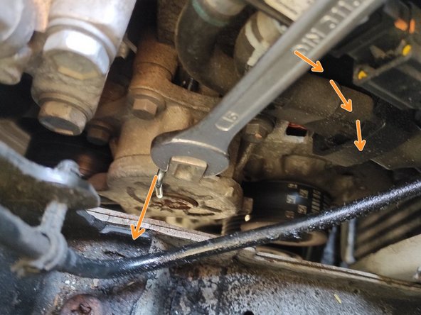 vérifier que la courroie est bien centrée