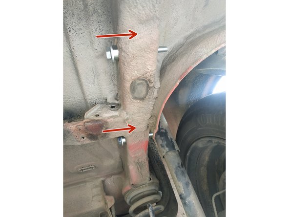 mettre les vis et les entretoises en place