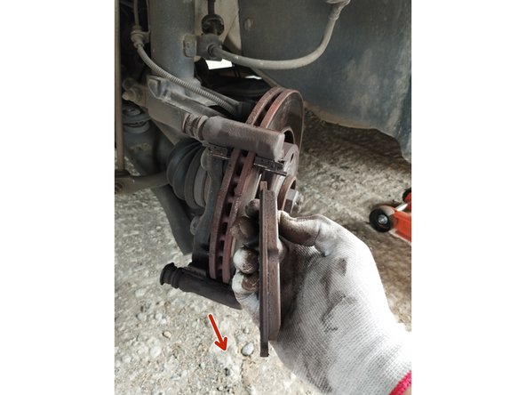 sortir les plaquettes de frein