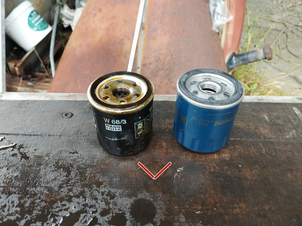 comparer l'ancien filtre avec le nouveau : taille, diamètre, référence