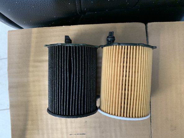 Vérifier la correspondance entre l'ancien et le nouveau filtre à huile