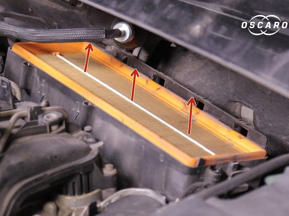 Retirer le filtre de son emplacement