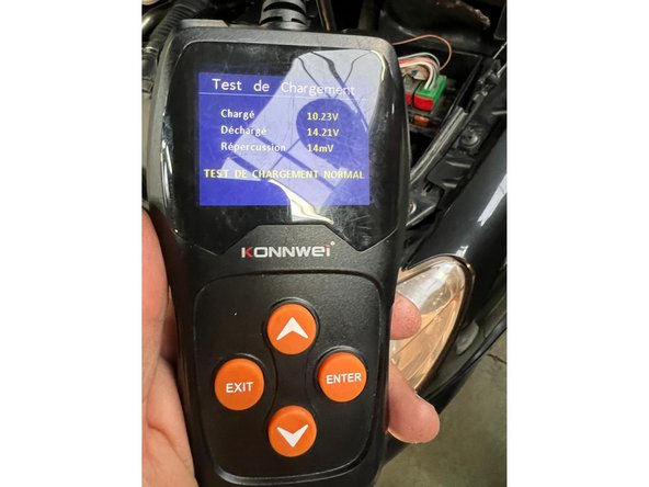 branchement test au démarrage