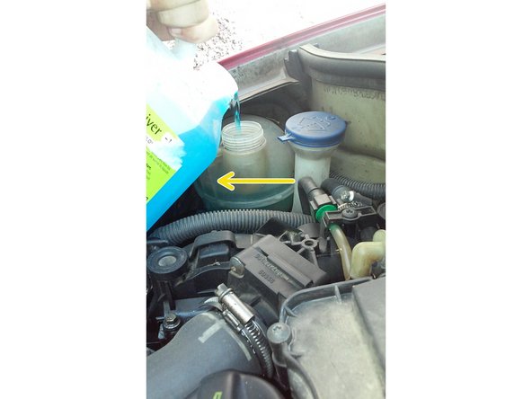 Dans l’habitacle se mettre en position air chaud