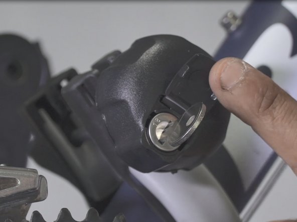 Le vélo est installé.