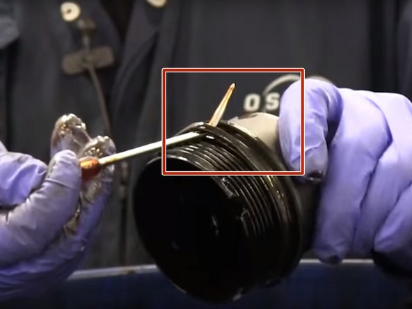 Retirer le filtre de la boite