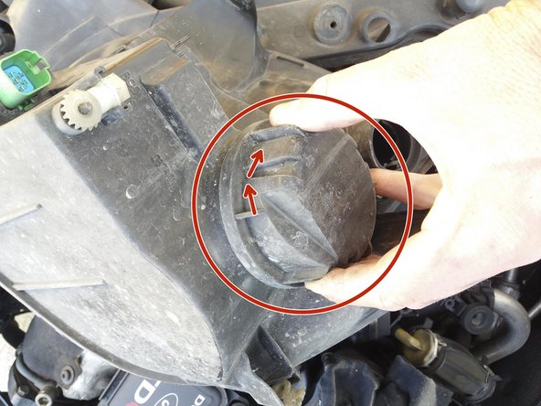 Répéter les opérations de l'étape 6 en sens inverse.