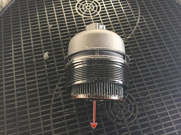 retirer le filtre à huile de la cloche