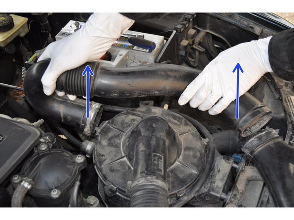 Déposer la conduite d'air