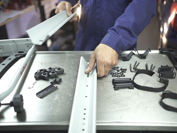 Superposer les deux rails pour n'en former qu'un