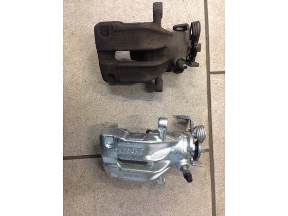 Vérifier que l'ancien étrier correspond au nouveau étrier