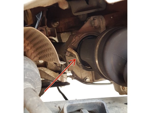 Accouplement à la boîte grâce à des cannelures.