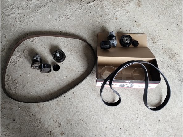 Remplacer l'ensemble galets courroie d'accessoire