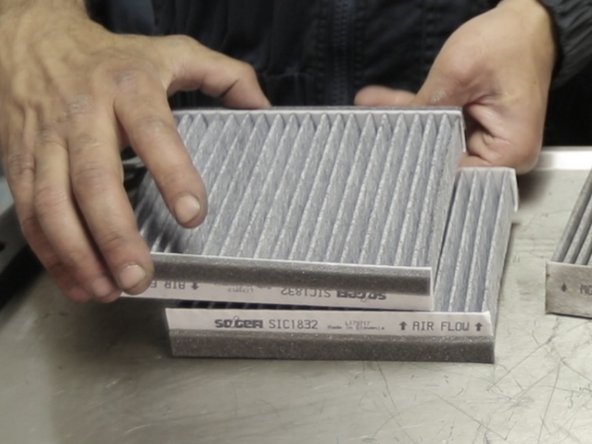 Comparer les nouveaux filtres en eux pour s'assurer qu'ils aient la même dimension