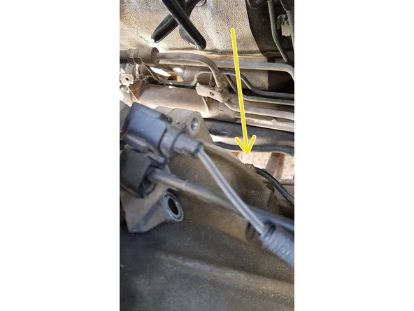 Débranchez le capteur en tirant dessus.