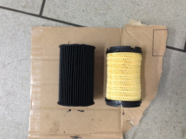 Vérifier que le nouveau filtre à huile corresponde à l&#039;ancien