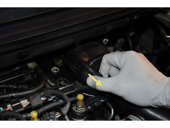 Déconnecter la fiche du capteur