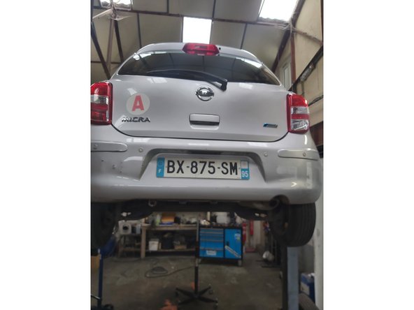 Vidange sur Nissan Micra