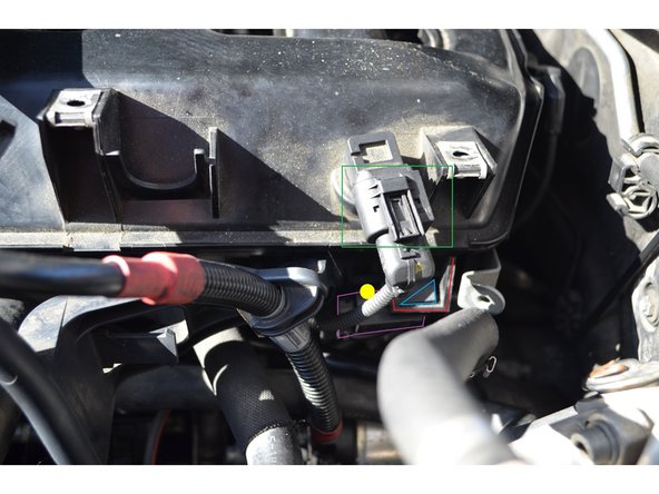 Débranchez le palpeur de pression.