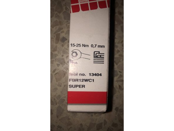 Je remplace les bougie par des bougie de marque Febi Blistein équivalente à celles d'origines