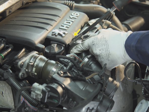 Resserrer les deux colliers des durites avec un tournevis à collier de 7 ou un tournevis plat