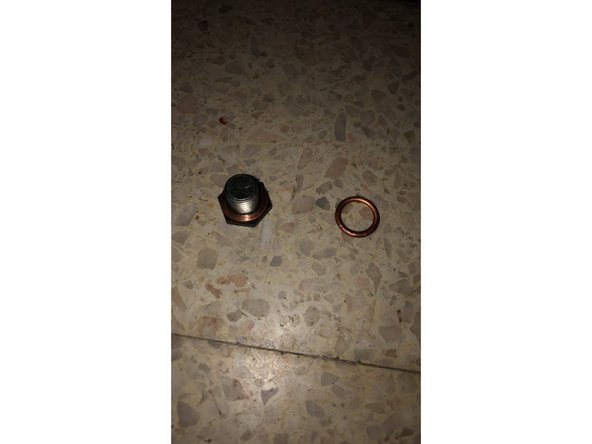 Remplacement du joint de vidange