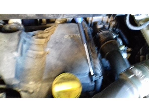 Position des deux clips de fixations