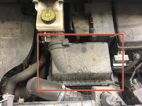 
the air filter is located here
