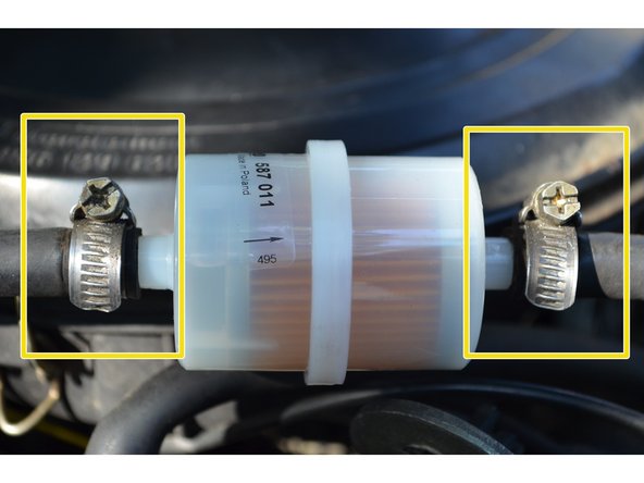 Replacer les colliers.