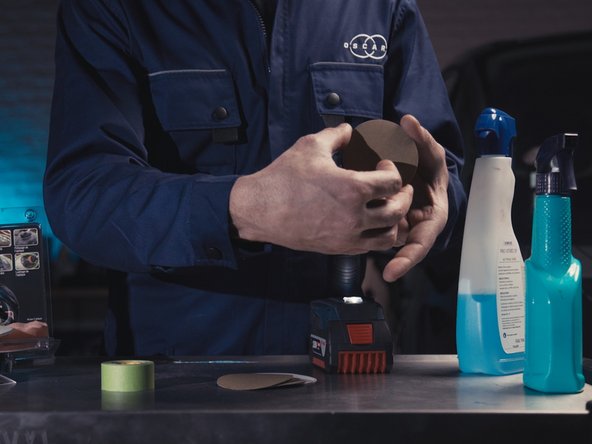 Fixer le disque de grammage 500 sur le porte disque