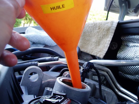 Attendre quelques minutes que le niveau se stabilise.