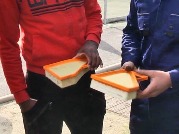 Comparer l'ancien et le nouveau filtre pour s'assurer qu'ils sont identiques