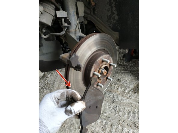 retirer les plaquettes usées