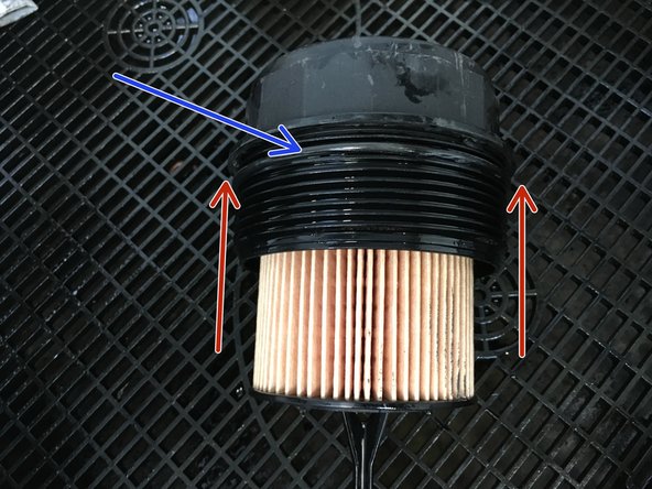 Installer le nouveau filtre