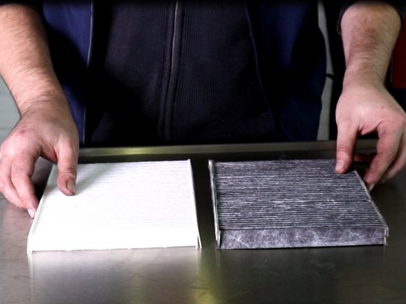 Comparer l'ancien et le nouveau filtre habitacle ( longueur,largeur,hauteur)