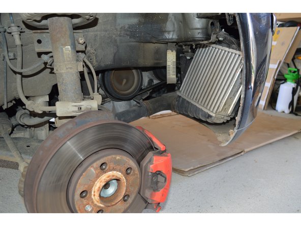 Déposer le passage de roue