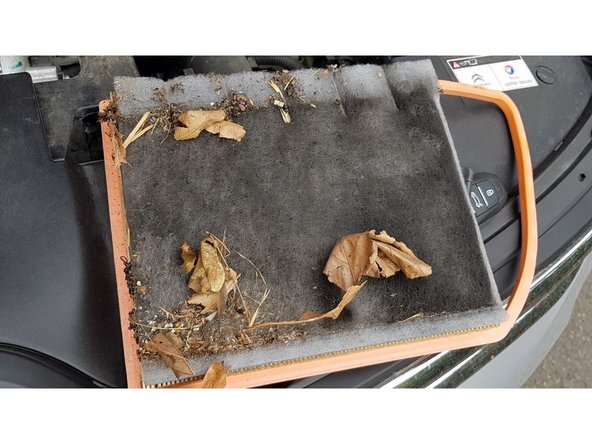 1-Sortir le filtre à air