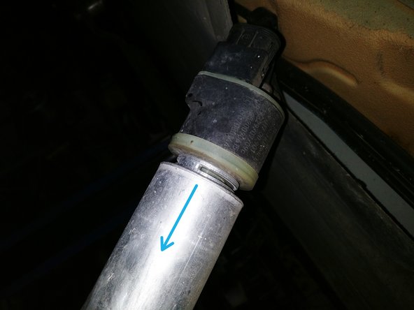 Tirer sur le filtre pour le défaire