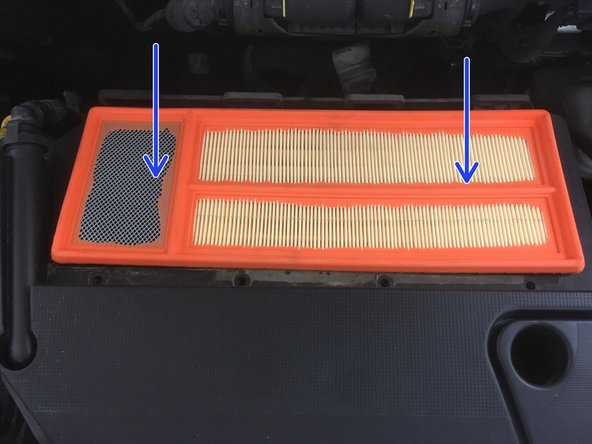 Refermer la boite à air