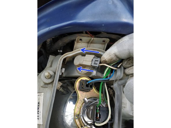 brancher la prise du feu de position