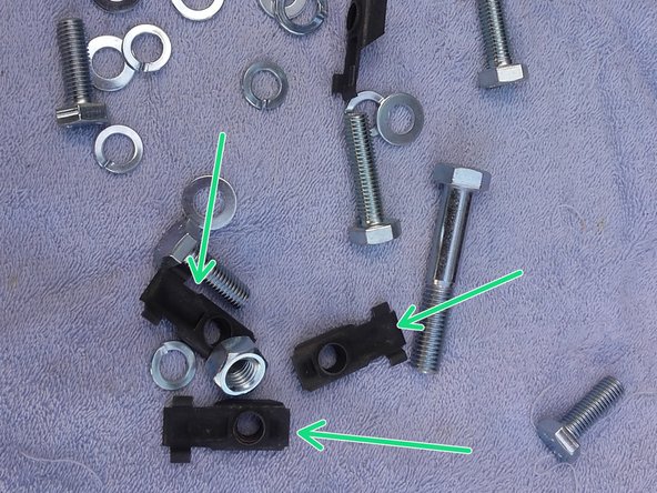 
The kit comes with cage nuts that fit directly into the chassis holes.
