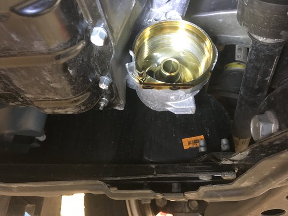 Remonter le filtre à huile