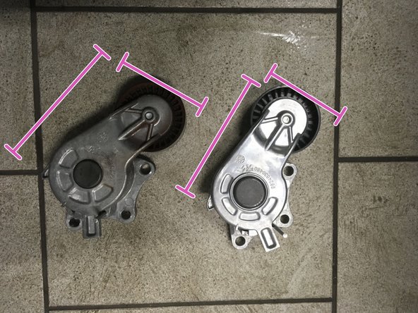 Vérifier que les deux galets corresponde