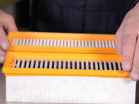 Comparer les dimensions(longeur, largeur) entre l'ancien et le nouveau filtre à air