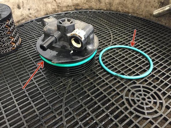 Remplacer le joint du filtre