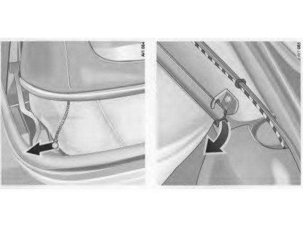 1 - à l’aide d’un gros tournevis, déboiter la rotule de bielle à gauche (détail « D » photo 1),