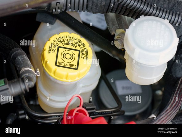 Resserez le bouchon du réservoir de liquide de frein.