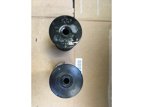 Vérifier que le nouveau filtre correspond bien à l'ancien