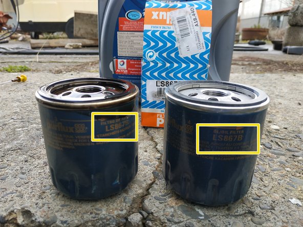 comparer les deux filtres et s'assurer qu'ils sont compatibles